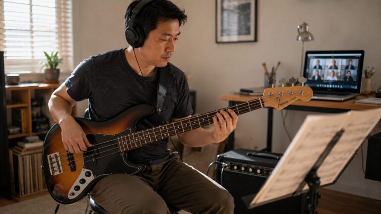Online Bass Lessons for Adults: A Returning-Player’s Guide