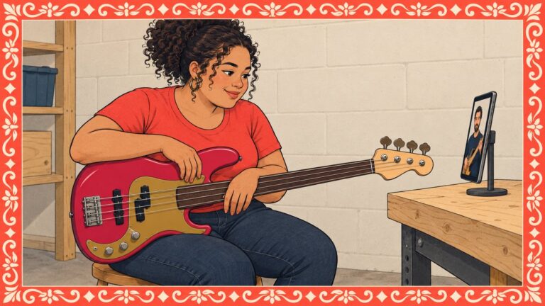 Online Bass Lessons for Adults: Starting or Coming Back